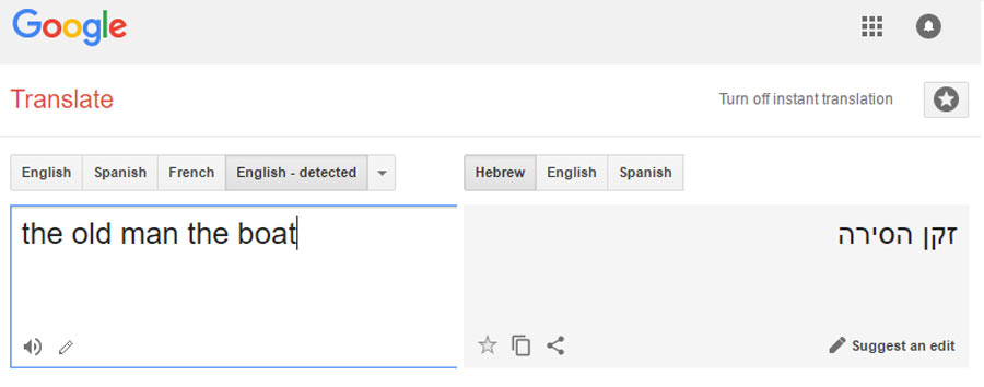 the old man the boat