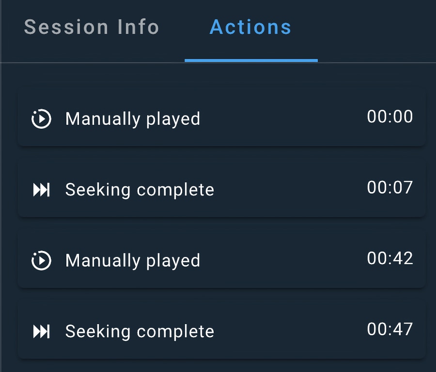 screenable actions