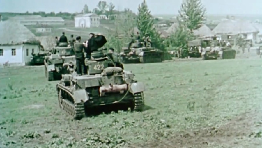 כוחות גרמנים בדרך לסטלינגרד